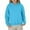 D09-Light Blue, variant on RMGVDSD Kids Girls Hooded Sweatshirt Solid Color Pullovers Long Sleeve Hoodie Solid Color Hooded Sweatshirt Pullover Top Casual Hoodies Adorable Clothes 4-5 Years