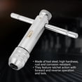 thumbnail image 4 of Llave de Grifo Llave de Trinquete Reversible M3-M8 / M5-M12 de Barra en T Ajustable para Juego de Machos y Troqueles Llaves Ajustables de M3-M8 ANGGREK Otros, 4 of 8