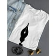 thumbnail image 3 of Pen With Silhouettes T-Shirt Women -Mohsen Najafi Designs, Female Large, 3 of 4