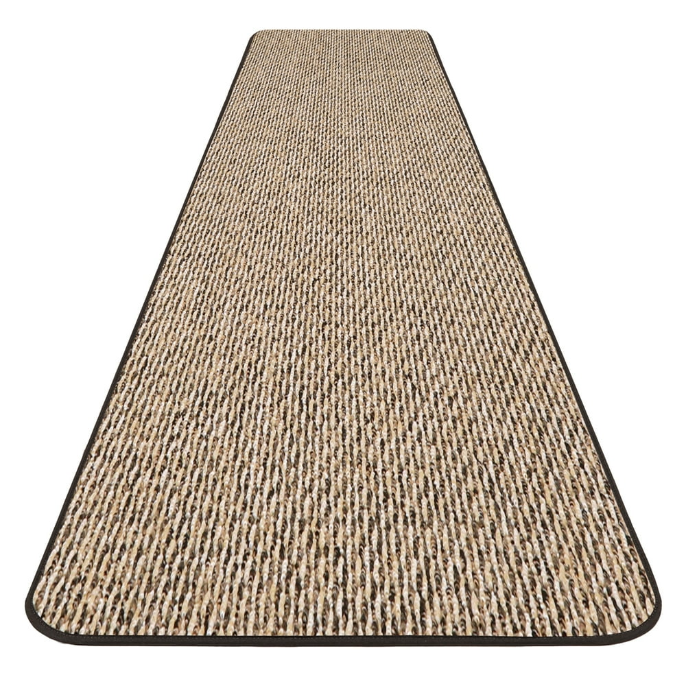 Skidresistant Carpet Runner Black Ripple 4 Ft. X 27 In. Many Other Sizes to Choose From