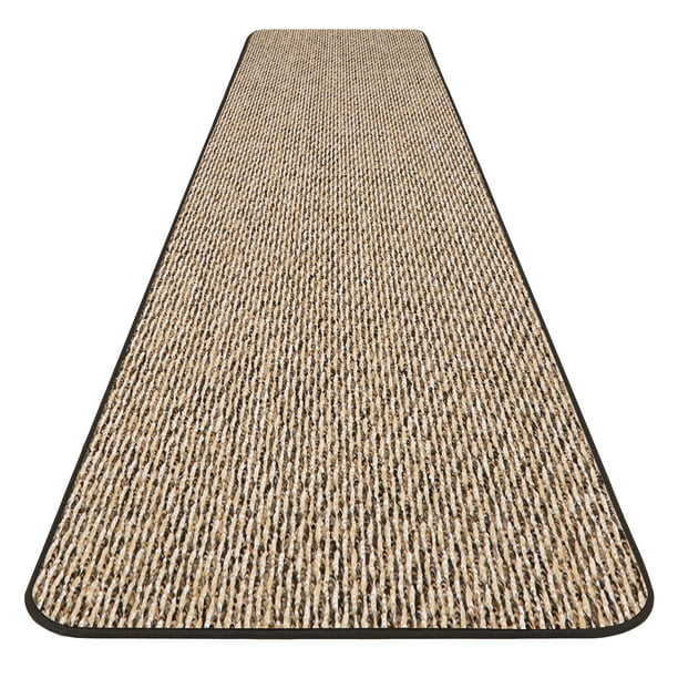 Skid Resistant Carpet Runner Black, 15 Foot Runner Rug Washable