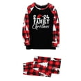 thumbnail image 4 of Penkiiy Family Christmas Pajamas Matching Sets 2024 Cute Couples Pjs Long Sleeve Holiday Jammies Xmas Loungewear Sleevewear 3XL Red, 4 of 6