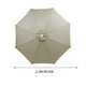 thumbnail image 3 of Fiudx Tela para Sombrilla de Exterior, Repuesto Impermeable para Patio, Fácil de Instalar, 21 Colores Disponibles, Ideal para Patio, Playa y Jardín, Protección Solar Económica., 3 of 5