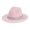 Pink, variant on Western Cowboy Hat For Men And Women With Rhinestone Gemstone Stylish Heart Flat Brim Party Hat Country Dance Accessory