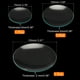 thumbnail image 2 of Uxcell 70/100/150mm Dia Tapa de Vidrio de Reloj Beaker Bordes Suaves Arco Chamfered Transparente 1 Juego, 2 of 5