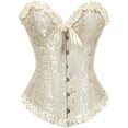 thumbnail image 1 of Femmes Corsets Bustiers Désossés Top Brodé Grande Taille, 1 of 7