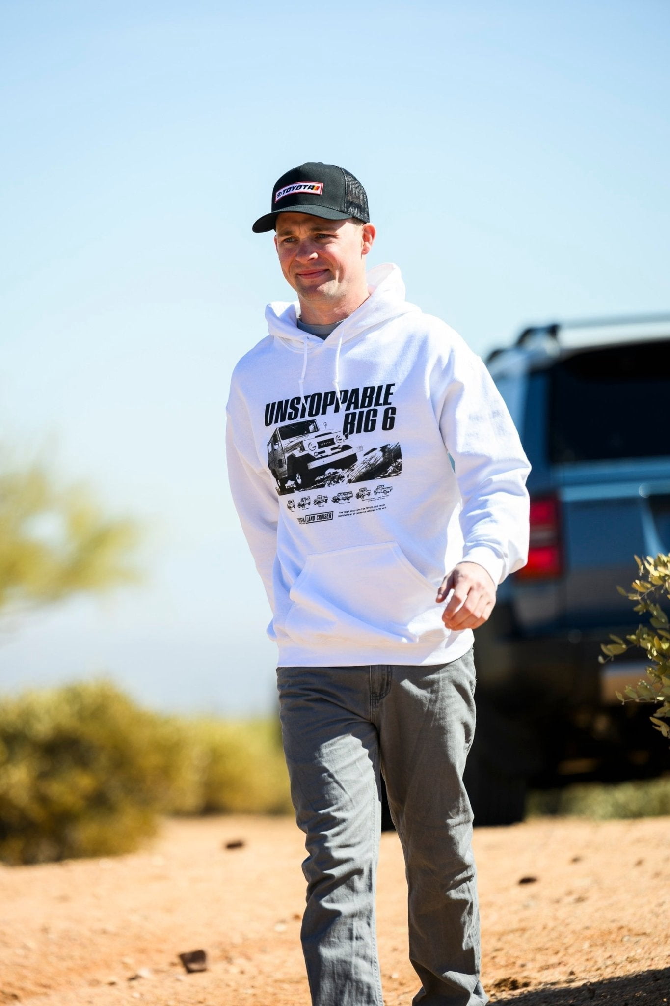 Toyota Land Cruiser Vintage Hoodie 4x4 Off Road Classic
