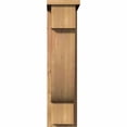 thumbnail image 2 of 7 1/2"W x 14"D x 30"H Alpine Smooth Corbel w/Backplate, Western Red Cedar, 2 of 9