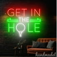 thumbnail image 2 of Handmadetneonsign Get In The Hole Neon Sign, Sport Club Light Wall Art Decor, Sport Store Wall Decor 51282, 2 of 5