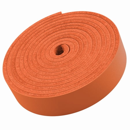 Tofl Leather Strap for Shoes Purses Jewelry Making and DIY Craft Projects Orange 1 Strap 72 inches
