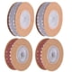 thumbnail image 2 of 4 Roll of 2 Yard Adhesive Ribbon Weaving Cotton Hollow Brim Gift Packaging Ribbon DIY Self-sticking Accessories for Party Home Office (Mixed Color), 2 of 3