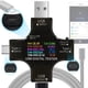 thumbnail image 5 of Probador USB C, multímetro Digital IPS de pantalla a Color 2 en 1, voltaje, Cur, Pwr, resistencia, Elec, temperatura, capacidad, Tme, carga rápida, 5 of 5