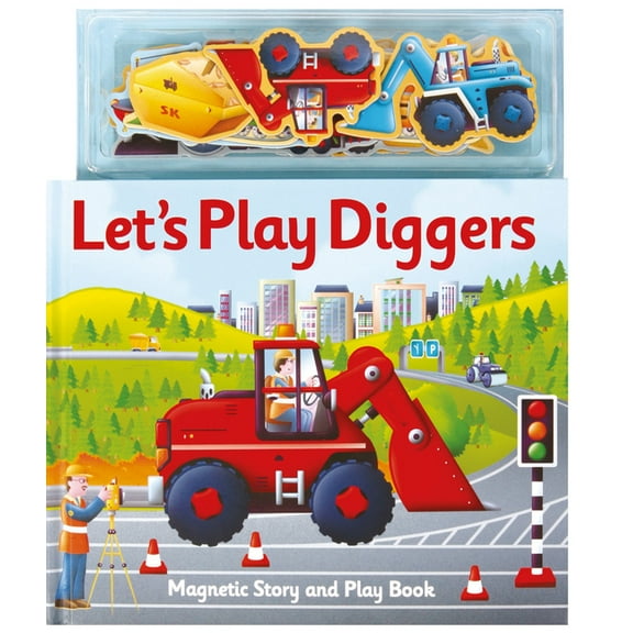 Magnetic Play & Learn Magnetic Let's Play Diggers, (Board Book)