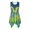 Yellow Butterfly Art Print, variant on HELLHERO Patriotic Floral Stars Asymmetric Dresses for Dating Vacation, Side Pockets Irregular Hem Sleeveless Sundress
