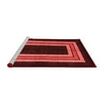 thumbnail image 2 of Ahgly Company Machine Washable Indoor Rectangle Abstract Red Modern Area Rugs, 4' x 6', 2 of 4