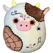 Squishmallow Official Kellytoy Halloween Squishy Soft Plush Toy Animals (Ronnie Cow Sugar Skull, 12 Inch)