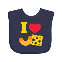 Inktastic I Heart Mac and Cheese Boys or Girls Baby Bib