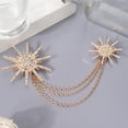 thumbnail image 4 of Broches De Flores De Copo De Nieve, Broche De Estrella De Copo De Nieve Exquisito De Aleación De Borla De Invierno, Para Aniversario De Ceremonia ANGGREK Chain Brooch, 4 of 8
