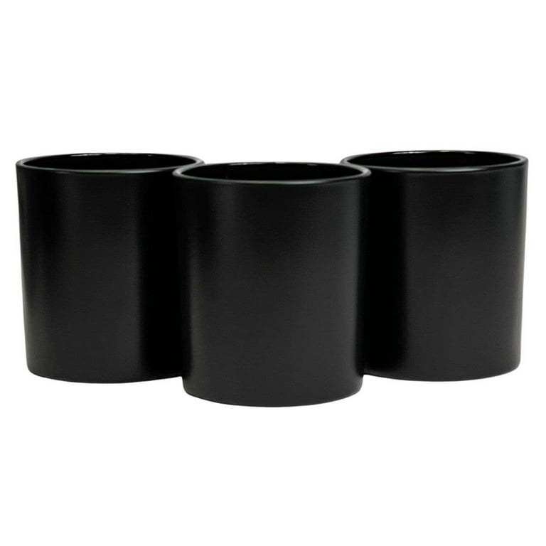 14 oz. Havana Matte Black Empty Candle making Jar candle vessels for DIY  candle-making projects (Box of 36) FREE SHIPPING 