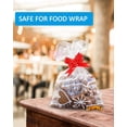 thumbnail image 5 of TickJOY 50 Pcs Clear Cellophane Bags Large (18 in x 30 in), 3 Mil Thicker Cellophane Wrap for Gift Baskets, Celofan Plastic Gift Bags with Red Bows Ribbon, 5 of 7