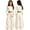 Beige, variant on Shadoumai Girls Loose Casual Sweatpants Curved Leg Design Loose Breathable Jogger Pants Relaxed Fit Sport Pants For Girls Daily Wear,Girls Uniform Pants 12-13 Years