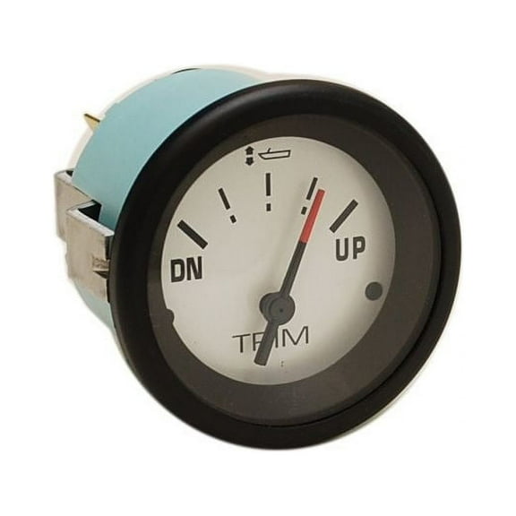Teleflex Boat Trim Gauge 29745 | Sportsman Black White Yamaha 2 Inch