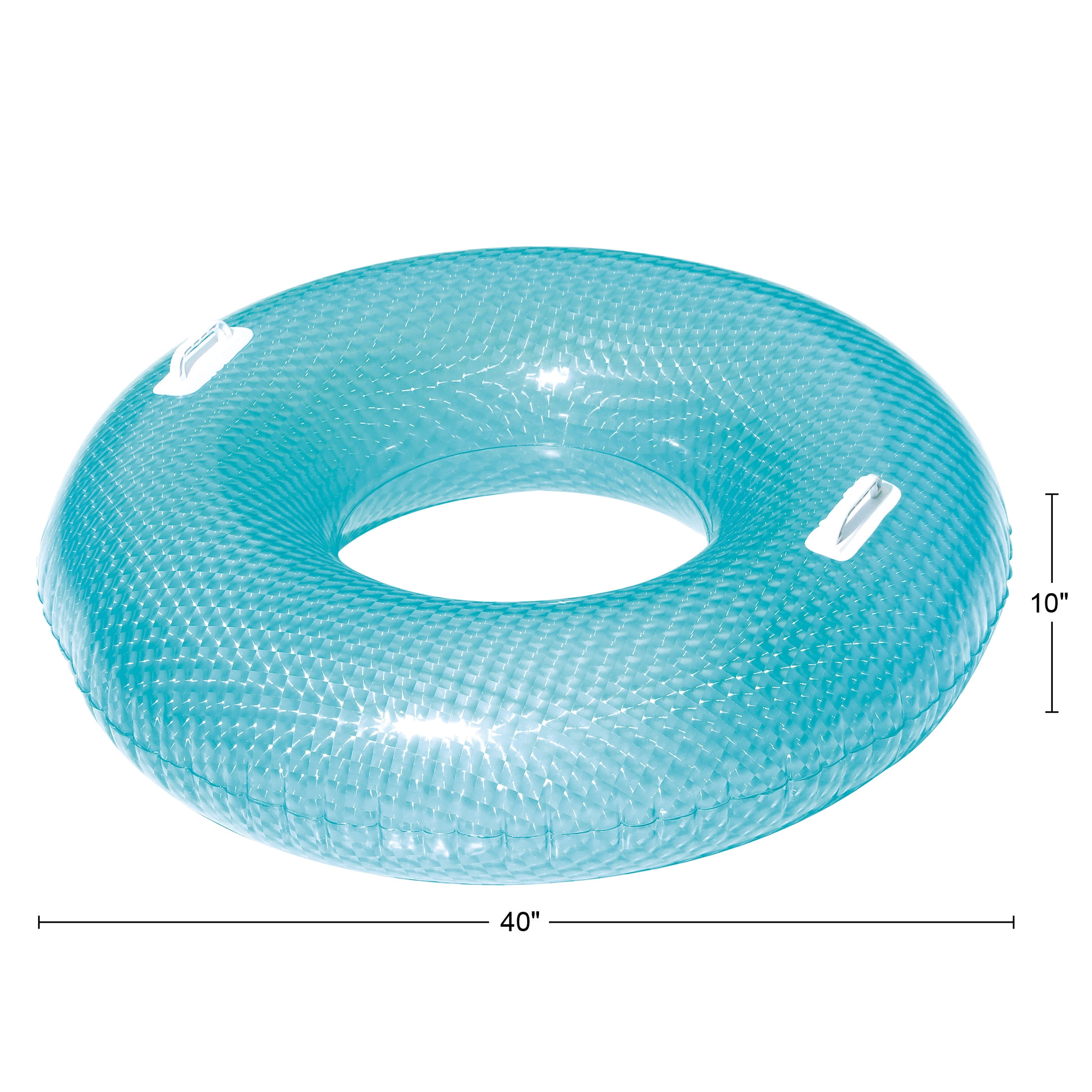 Bluescape Blue Diamond Sparkles Inflatable Tube Pool Float, for Kids & Adults, Age 9 & up, Unisex