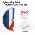 thumbnail image 5 of Xmas Tree Skirt Flag Of Cuban Tassel Edge Rustic Christmas Tree Skirts for Party Holiday Decorations 48", 5 of 6
