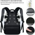 thumbnail image 4 of Mochilas para laptop con puerto de carga USB para hombres y mujeres para el trabajo, escuela, universidad, mochila escolar para niños, adolescentes con compartimento para computadora portátil y, 4 of 6