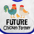 thumbnail image 4 of Inktastic Future Chicken Farmer Childs Boys or Girls Baby Bib, 4 of 4