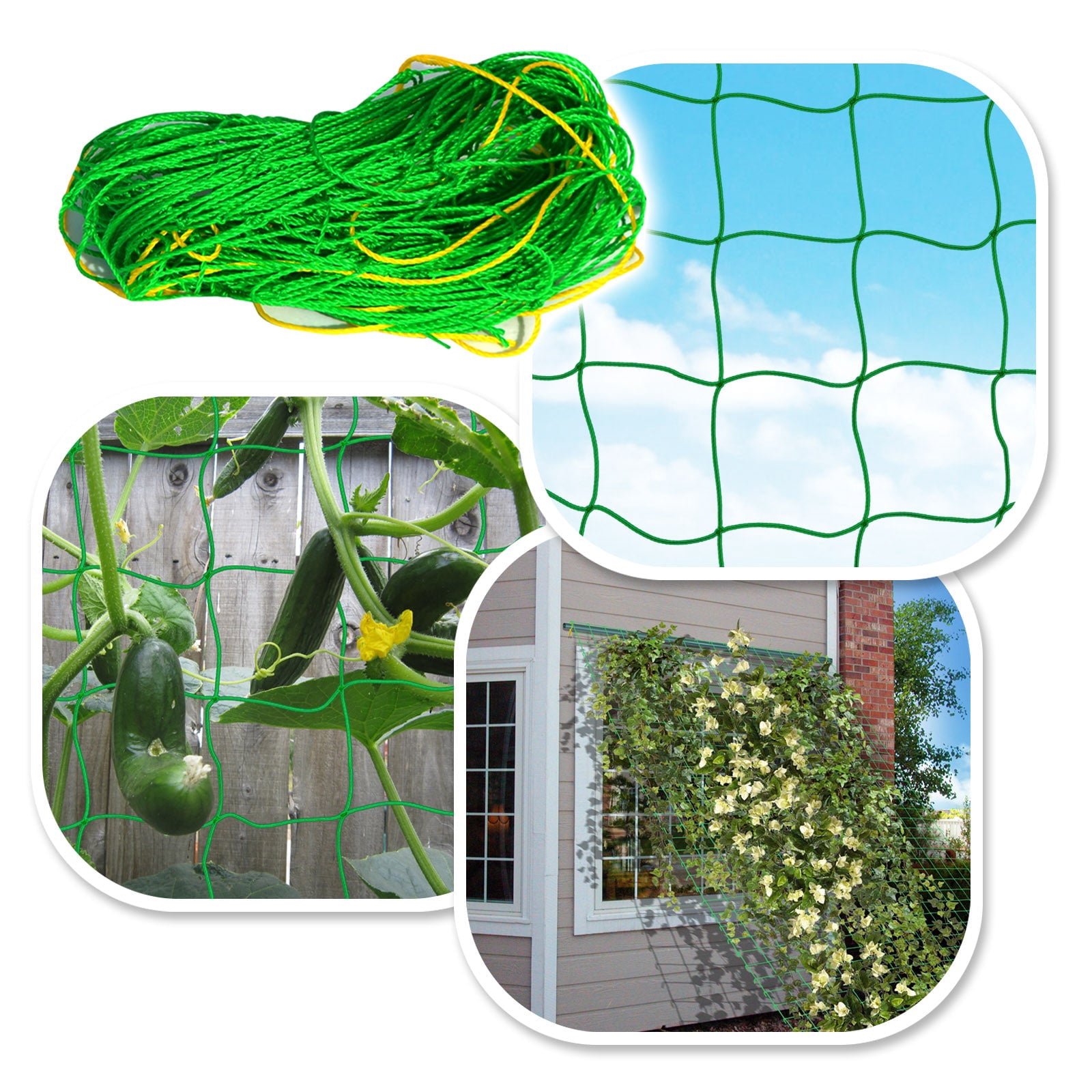 SUNNYOUTDOOR Trellis Netting Support Net for Plants Climbing Plants Grow Mesh Net (6.6'x20')