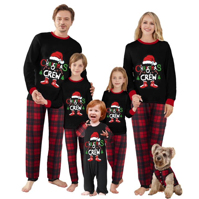 Pijama Awoscut Family Christmas a juego, pijamas navideños