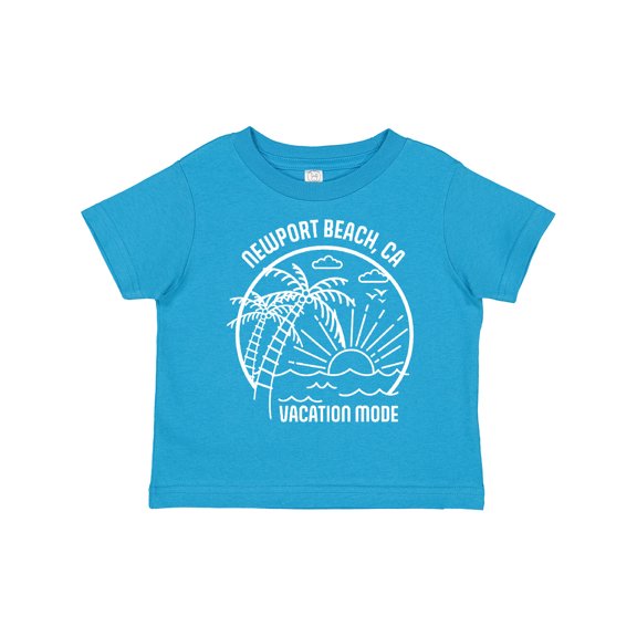 Inktastic Summer Vacation Mode Newport Beach California Boys or Girls Toddler T-Shirt