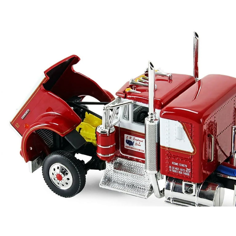 1:64 Kenworth W900A Sleeper w/42' Grain Trailer (Turquoise