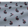 thumbnail image 5 of oneOone Georgette Viscose Fabric Leaves & Floral Block Print Sewing Fabric BTY 42 Inch Wide, 5 of 5