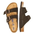 thumbnail image 3 of Birkenstock Men's Arizona Soft Footbed SFB Open Toe Sandals, Mocca, 8, 3 of 5