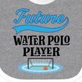 thumbnail image 4 of Inktastic Future Water Polo Player Boys Baby Bib, 4 of 4