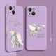 thumbnail image 4 of Funda de teléfono Dumbo Anime para Apple iPhone 15 14 13 12 Mini 11 Pro XS MAX XR X 8 7 Plus funda de cuerda líquida izquierda, 4 of 5