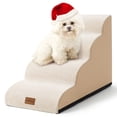 thumbnail image 1 of Dog Stairs COZY KISS para perros pequeños con funda a prueba de fugas, color beige, 1 of 7