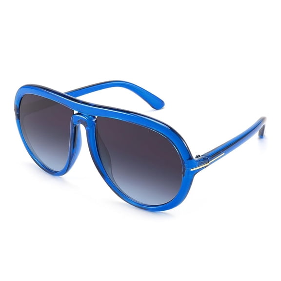 Karsaer Oversized Vintage Aviator Sunglasses for Men Women Retro 70s Style UV Protection Sun Glasses K7132