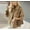 #4Khaki, variant on Byworldtasic Womens Jacket Women Short Solid Woolen Coat For Elegant Lapel Single-Breasted Long Sleeve Coats Lady Warm High Street Outwear