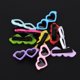 thumbnail image 5 of Pinzas para el pelo de cocodrilo de 10 Uds., pinzas para el pelo con forma de corazón para perros antirotura, no tóxicas para perros y gatos Sywqhk Libre de BPA, 5 of 6