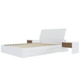 thumbnail image 1 of Nexera Ensemble de Chambre à Coucher 4 Pcs avec Double Rangement, Blanc, Queen, 1 of 6