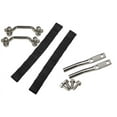 thumbnail image 4 of Kentrol Jeep Wrangler TJ Polished Stainless Door Strap Kit Polished Stainless Steel, 4 of 4