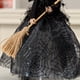 thumbnail image 3 of Bruja Pequeña para Halloween Juguete Truco Adorno 11 Pulgadas (negro), 3 of 4