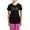 With Pink Pant, variant on CafePress - Irishgrandma Pajamas - Women's Short Sleeve Print T-Shirt and Pants Dark Cotton Pajama Set