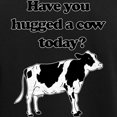 thumbnail image 3 of CafePress - Have You Hugged A Cow Today? Women's Dark Pajamas - Women's Short Sleeve Print T-Shirt and Pants Dark Cotton Pajama Set, 3 of 7