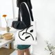 thumbnail image 3 of Bolsos de mano con el logotipo de Aphex Twin, seleccionados para el ambiente, bolso de mano para mujer, bolso de hombro universitario de lona, bolso de compras estampado, 3 of 4