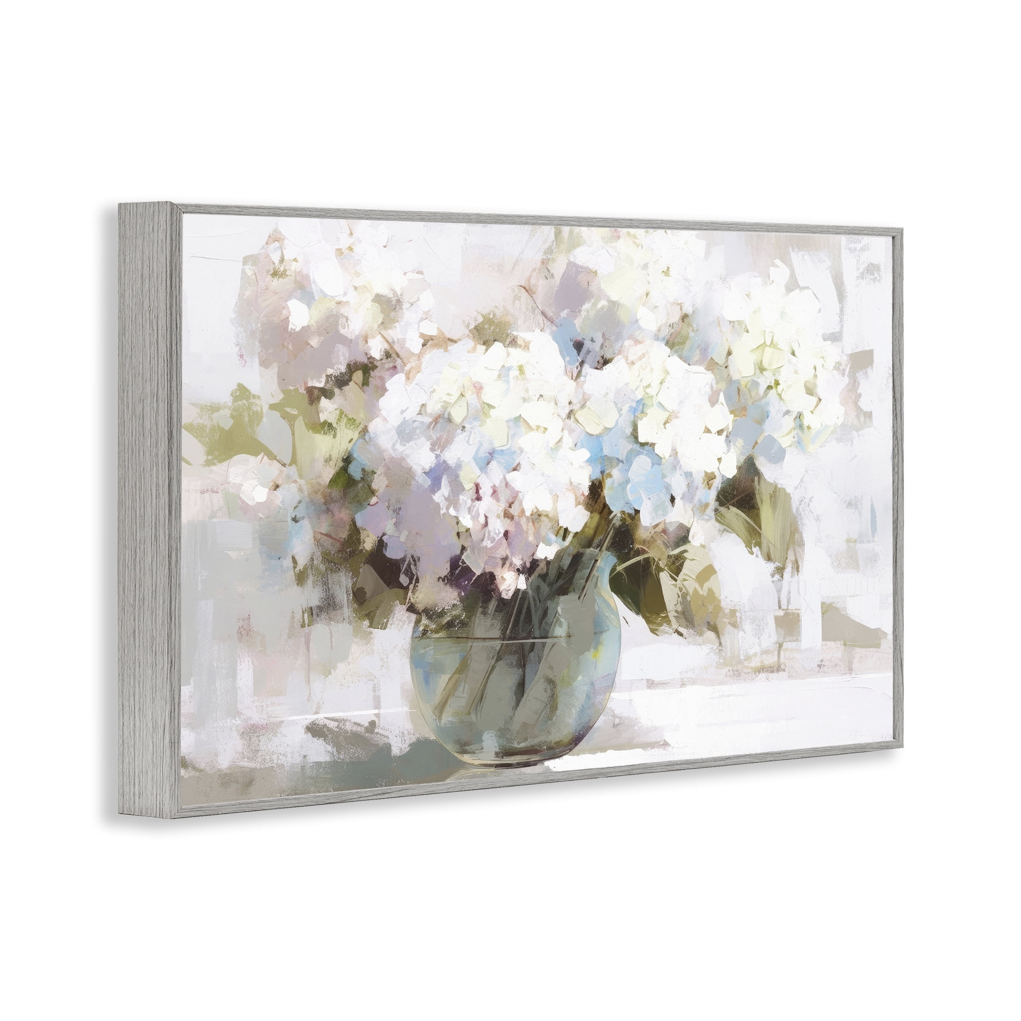 Stupell Industries Blushing Bride Garden Flowers Gray Framed Giclee Art, design by Tina LeCour