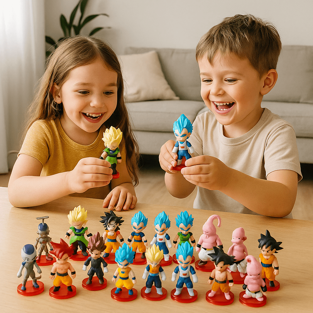 Anime Warrior Action Figure Set – 18 Pieces Collectible Mini Figures (2.5–3 Inches)